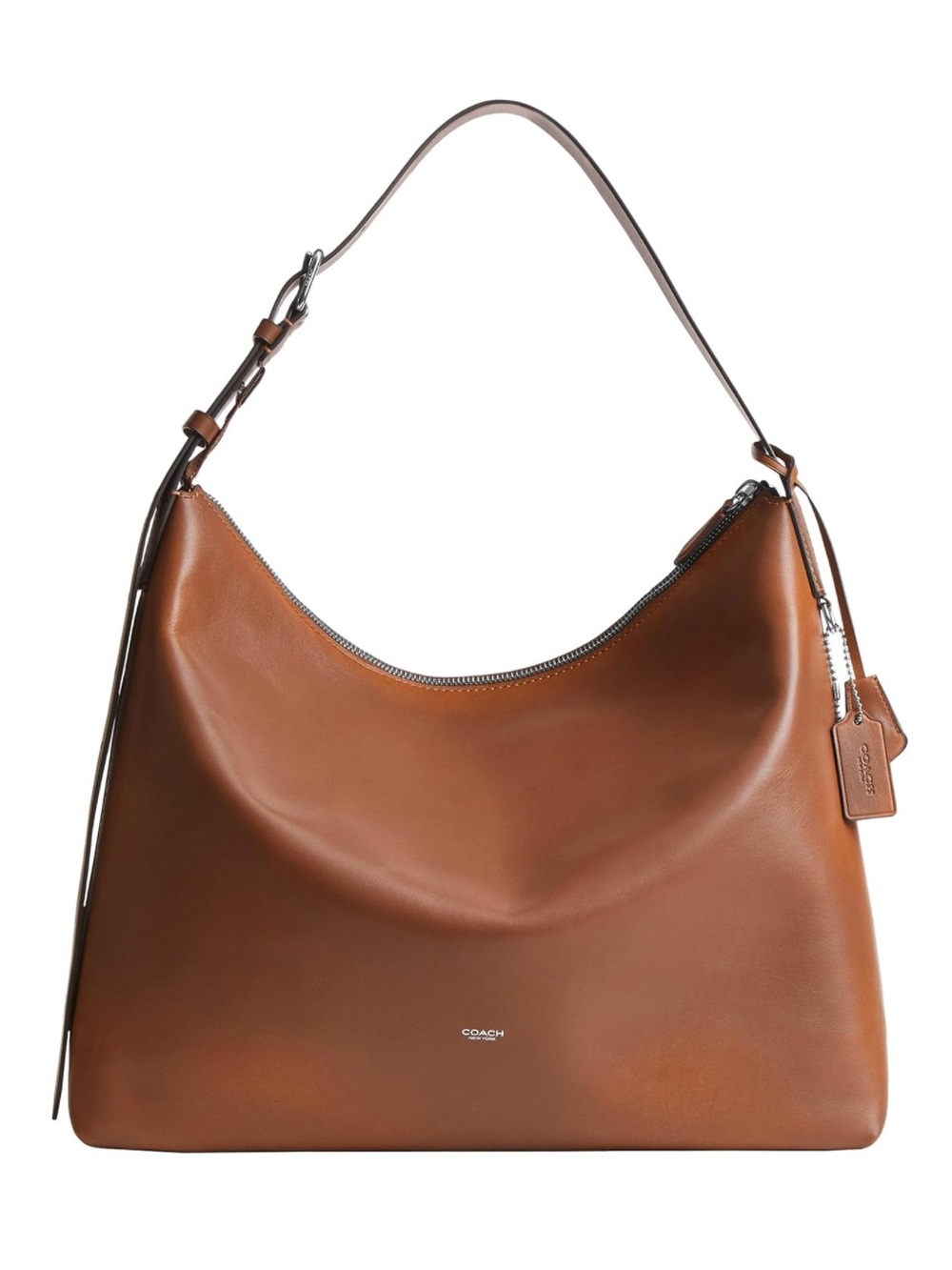 New Coach Mott Messenger Bag 38 Saddle Brown Loved Leather